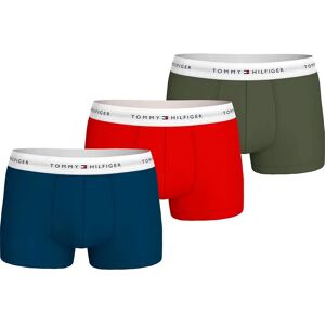 Tommy Hilfiger Signature Essential Um0um02761 Boxers 3 Units Deep Indgo / Primary Red / Utility Olive S Men Tommy Hilfiger Signature Essential Um0um02761 Boxers 3 Units Deep Indgo / Primary Red / Utility Olive S Men