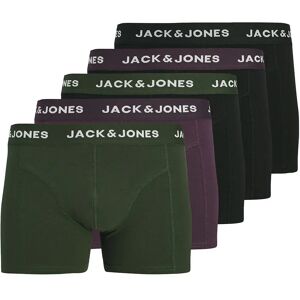 Jack & Jones Solid Boxers 5 Units Plum Perfect Black 2XL Men Jack & Jones Solid Boxers 5 Units Plum Perfect Black 2XL Men