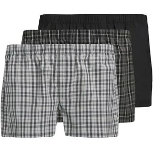 Jack & Jones Milano Boxers 3 Units Poppy Seed / Black / Vapor Blue Checks L Men Jack & Jones Milano Boxers 3 Units Poppy Seed / Black / Vapor Blue Checks L Men