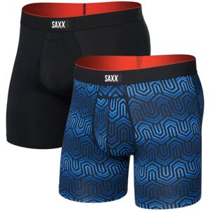 Saxx Underwear Multi-sport Mesh Brief Fly Boxers 2 Units Chain Of Command / Black XL Men Saxx Underwear Multi-sport Mesh Brief Fly Boxers 2 Units Chain Of Command / Black XL Men