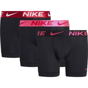 Nike Dri-fit Essential Brief Boxers 3 Units Black / Hyper Pink / Uni Red / Black Shine M Men Nike Dri-fit Essential Brief Boxers 3 Units Black / Hyper Pink / Uni Red / Black Shine M Men