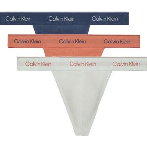 Calvin Klein Underwear Lv00nb4386 Thong Coral Pop Dark Denim Logo / Sprout M Men Calvin Klein Underwear Lv00nb4386 Thong Coral Pop Dark Denim Logo / Sprout M Men