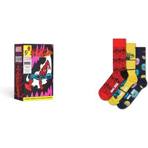 Happy Socks Marvel Spider-man Gift Set Crew Socks 3 Pairs Purple UK 7.5-11.5 Men,Women Happy Socks Marvel Spider-man Gift Set Crew Socks 3 Pairs Purple UK 7.5-11.5 Men,Women