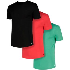 Ralph Lauren Accesorios 714830304 Short Sleeve Base Layer 3 Units Heaven Green / Sunrs Red / Black 2XL Men Ralph Lauren Accesorios 714830304 Short Sleeve Base Layer 3 Units Heaven Green / Sunrs Red / Black 2XL Men