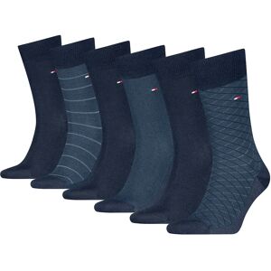 Tommy Hilfiger 701235373 Socks 6 Pairs Navy UK 9-11 Men Tommy Hilfiger 701235373 Socks 6 Pairs Navy UK 9-11 Men