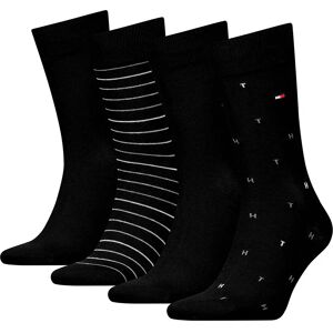 Tommy Hilfiger 701235375 Socks 4 Pairs Black UK 5.5-8 Men Tommy Hilfiger 701235375 Socks 4 Pairs Black UK 5.5-8 Men