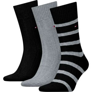 Tommy Hilfiger 701235377 Socks 3 Pairs Black UK 9-11 Men Tommy Hilfiger 701235377 Socks 3 Pairs Black UK 9-11 Men