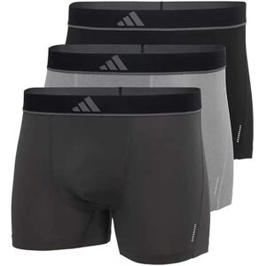 adidas Underwear Active Micro Flex Eco Boxers 3 Units Gre / Bk / Hea XL Men adidas Underwear Active Micro Flex Eco Boxers 3 Units Gre / Bk / Hea XL Men
