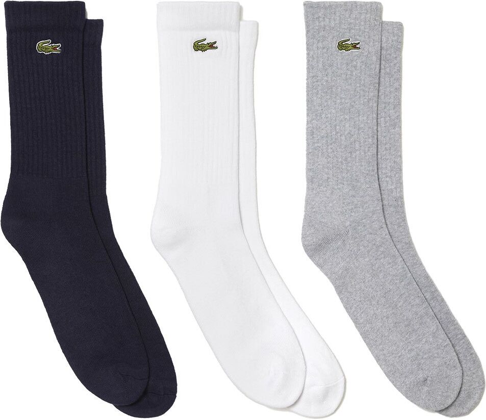 Lacoste Ra4182-00 Socks Argent Chine / White-Marine EU 43-46 Men,Women