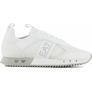 Ea7 Emporio Armani English Trainers White / Silver UK 4 Men,Women