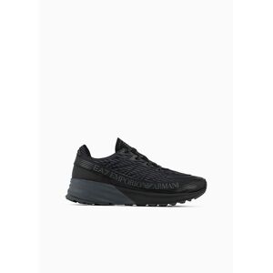 Ea7 Emporio Armani Crusher Distance Tra Trainers Triple Black UK 10 Men