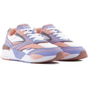 Ea7 Emporio Armani Ace Runner Pop Trainers Sweet Lavender / Brown UK 11 Men,Women