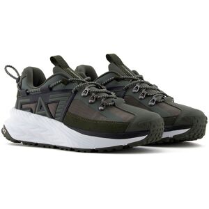 Ea7 Emporio Armani Crusher Sonic Rope Trainers Black / Green / White UK 10.5 Men,Women