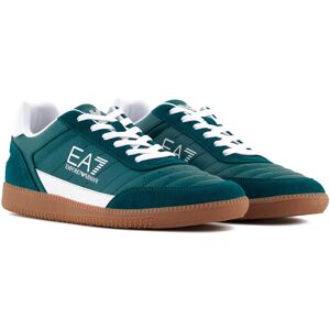Ea7 Emporio Armani Heritage Ea 7 Trainers Green / White UK 10.5 Men,Women