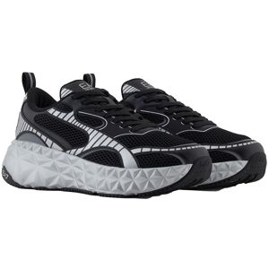 Ea7 Emporio Armani Kobra Tech Trainers Black / Silver UK 10.5 Men,Women