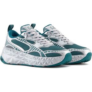 Ea7 Emporio Armani Kobra Tech Trainers Silver / North Atlanti UK 11.5 Men,Women