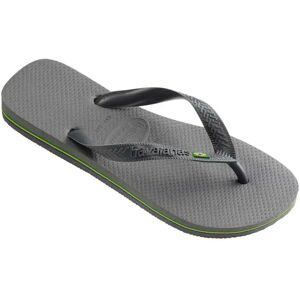Havaianas Brasil Flip Flops Steel Grey EU 43-44 Men Havaianas Brasil Flip Flops Steel Grey EU 43-44 Men