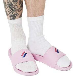 Superdry Code Essential Pool Slides Roseate Pink UK 10-11 Men Superdry Code Essential Pool Slides Roseate Pink UK 10-11 Men