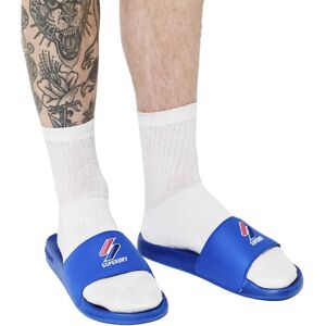 Superdry Code Essential Pool Slides Royal UK 12-13 Men Superdry Code Essential Pool Slides Royal UK 12-13 Men
