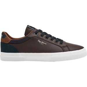 Pepe Jeans Kenton Court Trainers Brown UK 6 Men Pepe Jeans Kenton Court Trainers Brown UK 6 Men