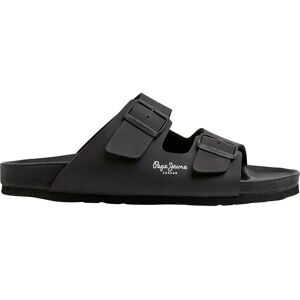 Pepe Jeans Bio Royal Double Sandals Black UK 9 Men Pepe Jeans Bio Royal Double Sandals Black UK 9 Men