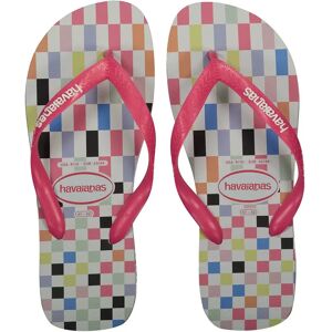 Havaianas Top Check Flip Flops Ice Grey / Pink EU 41-42 Men Havaianas Top Check Flip Flops Ice Grey / Pink EU 41-42 Men