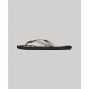Superdry Logo Vegan Flip Flops Slate Grey / Stone UK 8-9 Men Superdry Logo Vegan Flip Flops Slate Grey / Stone UK 8-9 Men