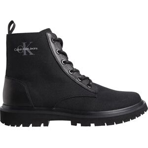 Calvin Klein Jeans Eva Boot Mid Laceup Mix Mtr Boots Triple Black UK 10.5 Men Calvin Klein Jeans Eva Boot Mid Laceup Mix Mtr Boots Triple Black UK 10.5 Men