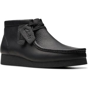 Clarks Shoes Wallabeeevo Bt Booties Black Leather UK 9.5 Men Clarks Shoes Wallabeeevo Bt Booties Black Leather UK 9.5 Men