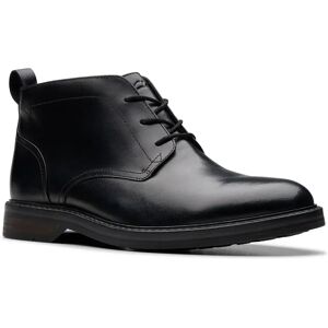 Clarks Shoes Aldwin Chukka Boots Black Leather UK 10.5 Men Clarks Shoes Aldwin Chukka Boots Black Leather UK 10.5 Men