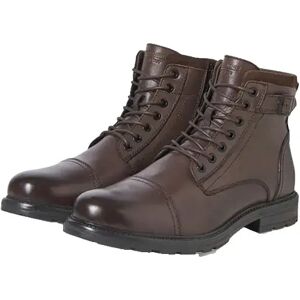 Jack & Jones Chatsworth Leather Ln Boots Brown Stone UK 12 Men Jack & Jones Chatsworth Leather Ln Boots Brown Stone UK 12 Men