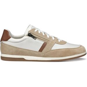 Geox Renan Trainers White / Beige UK 10.5 Men Geox Renan Trainers White / Beige UK 10.5 Men