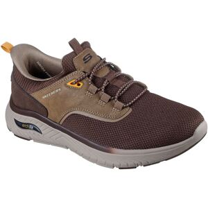 Skechers Arch Fit Crosser Chozen Trainers Brown Knitted Mesh / Synthetic UK 9 Men Skechers Arch Fit Crosser Chozen Trainers Brown Knitted Mesh / Synthetic UK 9 Men