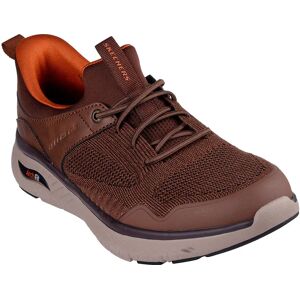 Skechers Arch Fit Crosser Emeric Shoes Brown Knit / Synthetic UK 11 Men Skechers Arch Fit Crosser Emeric Shoes Brown Knit / Synthetic UK 11 Men