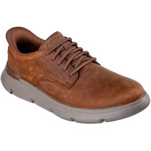 Skechers Garza Duran Shoes Dark Brown Leather / Synthetic UK 10 Men Skechers Garza Duran Shoes Dark Brown Leather / Synthetic UK 10 Men
