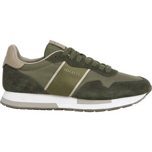Hackett Keston Heritage Trainers Khaki Green UK 10 Men Hackett Keston Heritage Trainers Khaki Green UK 10 Men