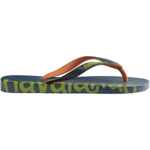 Havaianas Top Logomania Slides Blue 1 UK 8/9 Men Havaianas Top Logomania Slides Blue 1 UK 8/9 Men