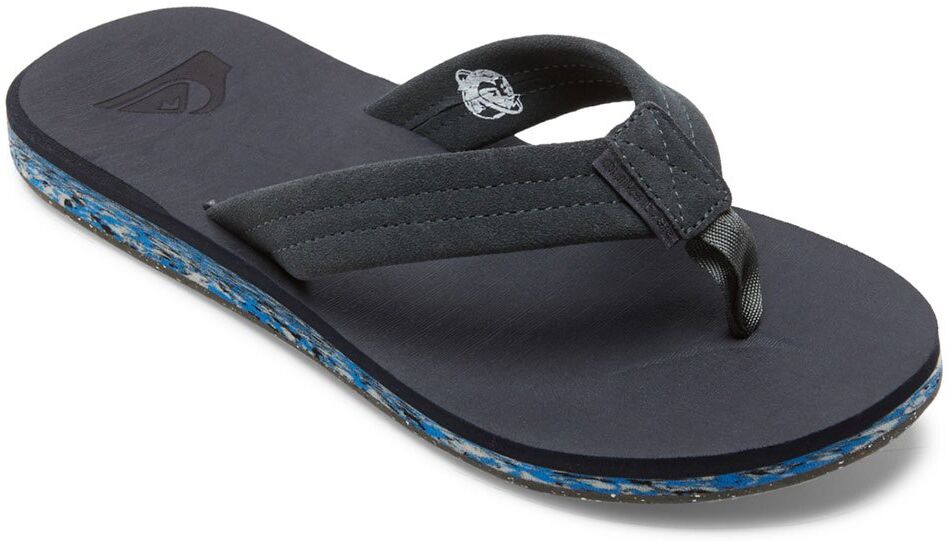 Quiksilver Carver Suede Re Flip Flops Grey 2 UK 7 Men
