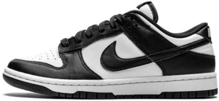 Nike Dunk Low Trainers Black / White UK 8 Men