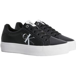 Calvin Klein Jeans Platform Laceup Trainers Black UK 5 Women
