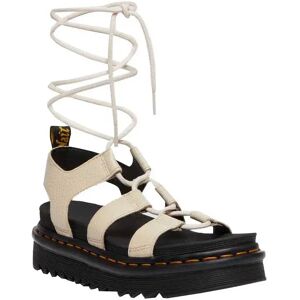 Dr Martens Nartilla Sandals Parchment Beige Milled Nappa UK 6.5 Women Dr Martens Nartilla Sandals Parchment Beige Milled Nappa UK 6.5 Women