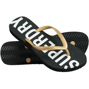 Superdry Code Core Sport Vegan Flip Flops Black / Metallic Gold EU 38-39 Women Superdry Code Core Sport Vegan Flip Flops Black / Metallic Gold EU 38-39 Women