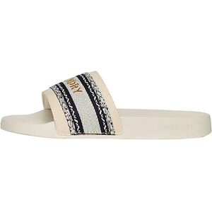 Superdry Webbing Vegan Pool Slides Natural UK 3-4 Women Superdry Webbing Vegan Pool Slides Natural UK 3-4 Women