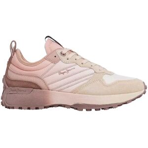 Pepe Jeans Lucky Flag Trainers Nude Pink UK 5 Women Pepe Jeans Lucky Flag Trainers Nude Pink UK 5 Women