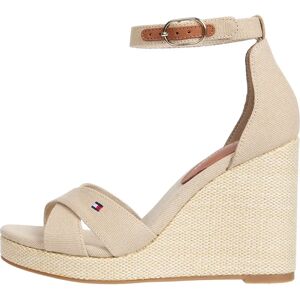Tommy Hilfiger Fw0fw08661 Esparto Wedge Sandals Horseradish EU 39 Women Tommy Hilfiger Fw0fw08661 Esparto Wedge Sandals Horseradish EU 39 Women