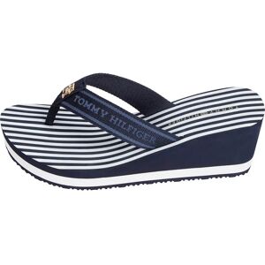 Tommy Hilfiger Stripes Beach Fw0fw08521 Flip Flops Space Blue EU 40 Women Tommy Hilfiger Stripes Beach Fw0fw08521 Flip Flops Space Blue EU 40 Women