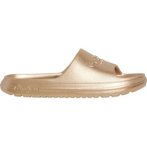 Pepe Jeans Beach Met W Slides Gold UK 5 Women Pepe Jeans Beach Met W Slides Gold UK 5 Women