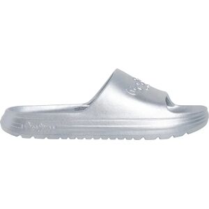 Pepe Jeans Beach Met W Slides Silver UK 5 Women Pepe Jeans Beach Met W Slides Silver UK 5 Women