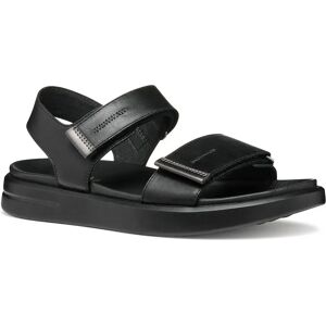 Geox Xand 2s Sandals Black / Gun UK 6 Women Geox Xand 2s Sandals Black / Gun UK 6 Women