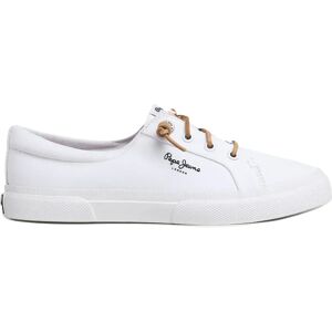 Pepe Jeans Kenton Block Trainers White UK 4 Women Pepe Jeans Kenton Block Trainers White UK 4 Women
